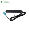 GP00012 | 2.4~5.8G 5dBi Patch Antenna with RG174 Black Cable to FAKRA Connector