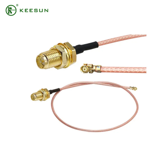 RF10048 | สายเคเบิลโคแอกเซียลสูญเสีย RG316 ต่ำกับตัวเชื่อมต่อ SMA หญิงถึง I-Pex 