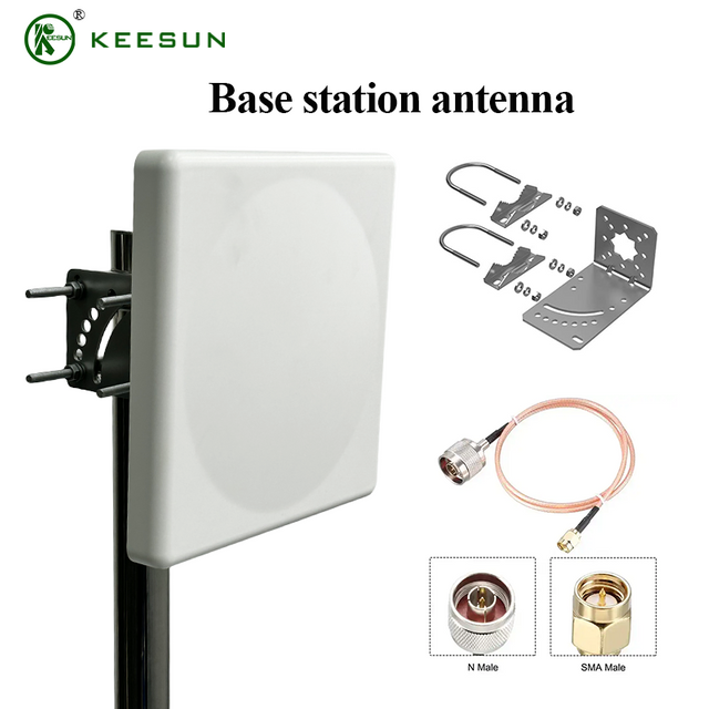 KS50033 | 5150~5850 18dBi Directional Antenna with Two N Female Connectors for station