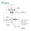 38dBi 1575.42MHz 2.4G 5.8G High Gain Wide Range Gps GSM WIFI Active External Omni Directional Antenna for Radar