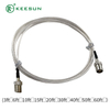 TV10002 | F Male to F Male Connector with white RG316 TV Cable 