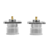 All-copper nickel-plated RF coaxial connector N-type female head N-KFD female head with four-hole square plate flange welded head