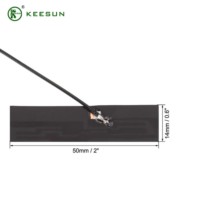 FPC00009 | 700~2700MHz 3dBi FPC antenna with MI1.13 Black Cable to I-PEX