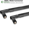 EX20055 | 2.4G 2dBi Rubber Antenna with RP-SMA(M) Straight Connector 