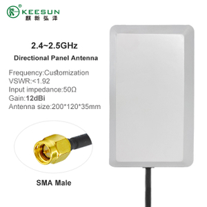 2.4G Directional Panel Plate Antenna with LMR200 Cable