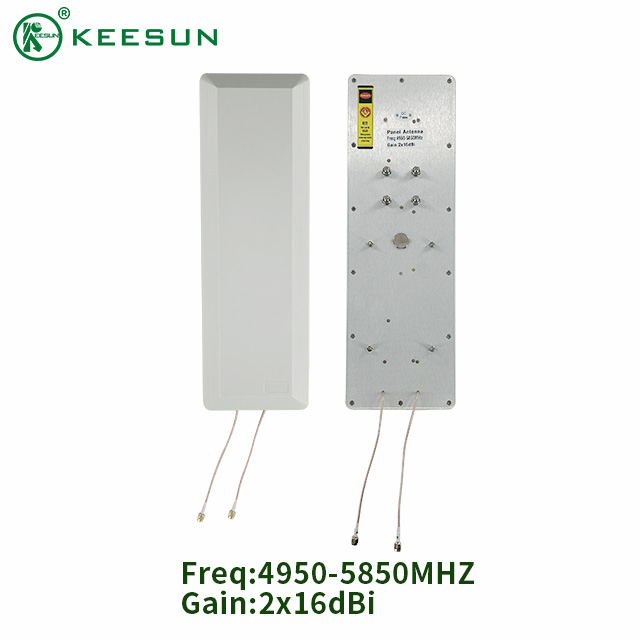 4950 ~ 5850 MHz 16DBI Kierunkowa wodoodporna antena podwójnej polaryzacji