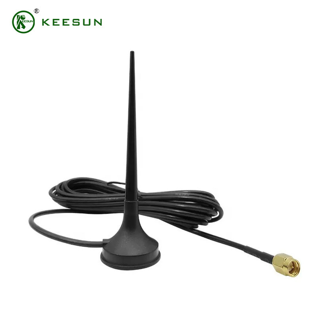 SU00014 | 2400~2500MHz 3dBi Magnetic Antenna with Rg174 cable to SMA Male Connector