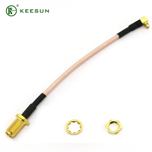 RF10009 | SMA Female right to 100mm IPX 3.94in with Coaxial Cable