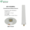 2dBi High Gain Omnidirectional Blade Antenna 600-6000MHz VSWR≤2.0 SMA Female RF Antenna