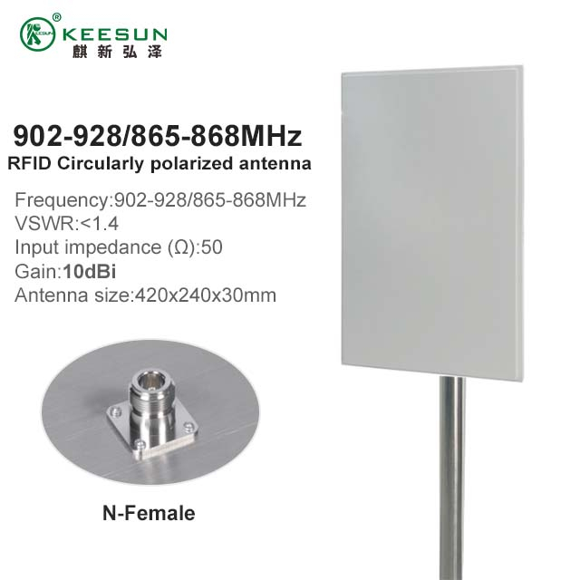 902-928/865-868MHz 10dBi RFID Panel Antenna 