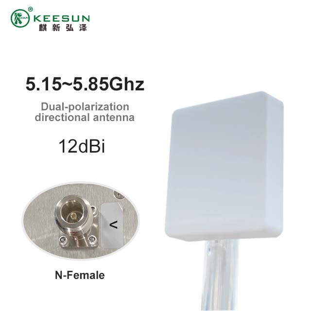 5.15-5.85Ghz 12dBi Dual-polarization Directional Antenna with N-Female Connector