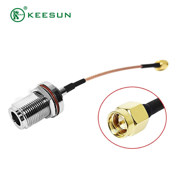 RF20005 | N Female Bulkhead To SMA Male Rg316 RF Coaxial Cable