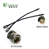 RF20032 | N Female To SMA Male Jack Connector with LMR 200 Coaxial Cable