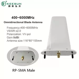 High-Performance 400-6000MHz Ultra-Wideband Omnidirectional Blade Antenna - 5dBi Gain