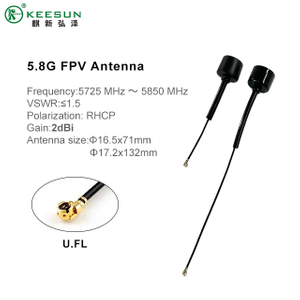 5,8 GHz 6-7 GHz 3,4 dBi RHCP DroneLollipop antena SMA ženski za FPV dron
