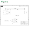6000-12000MHz 0.5-3dBi Fiberglass Antenna with N Male 