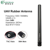 Antenna esterna 1300-1500 MHz 3dBi Φ15*170mm impermeabile per uso esterno 